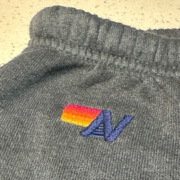 AVIATOR NATION 5 STRIPE SWEATPANTS - PRE-LOVED // NEON RAINBOW - Picture 3 of 12